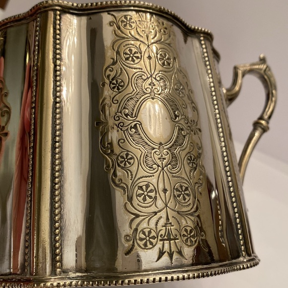 Antique Victorian Silver Plate Waste Bowl - Picture 9 of 12